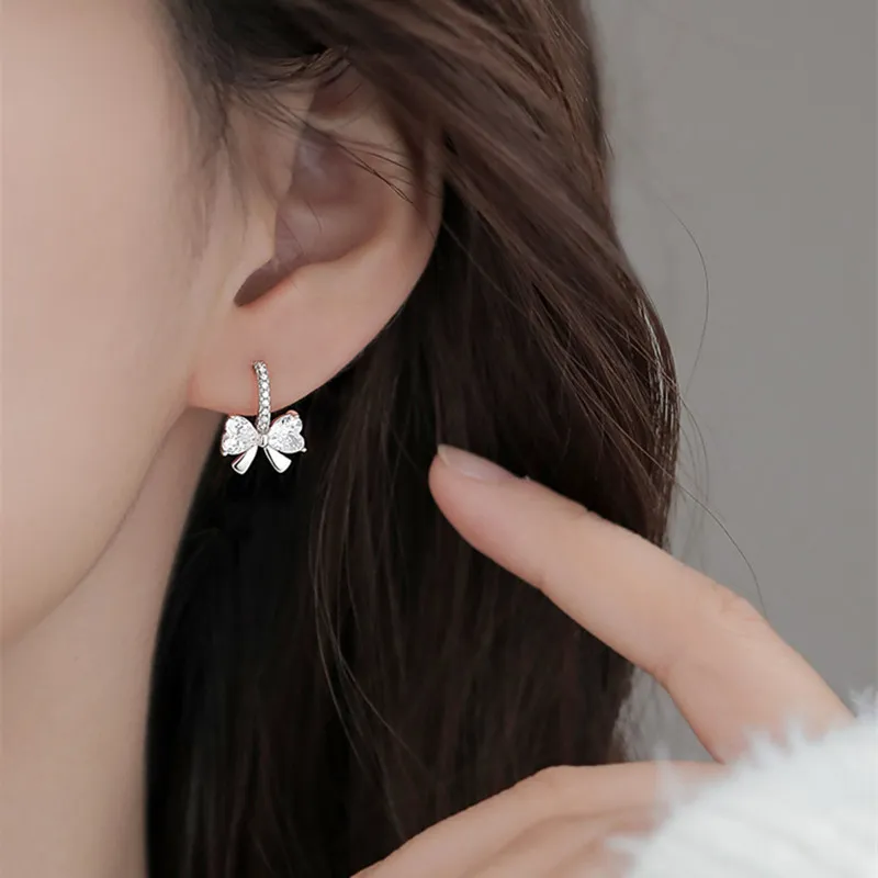 ETAHLOVE S925 Silver Stud Earrings Women's-1