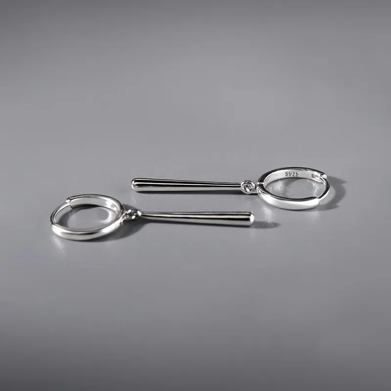 ETAHLOVE S925 Silver Earrings Unisex-10