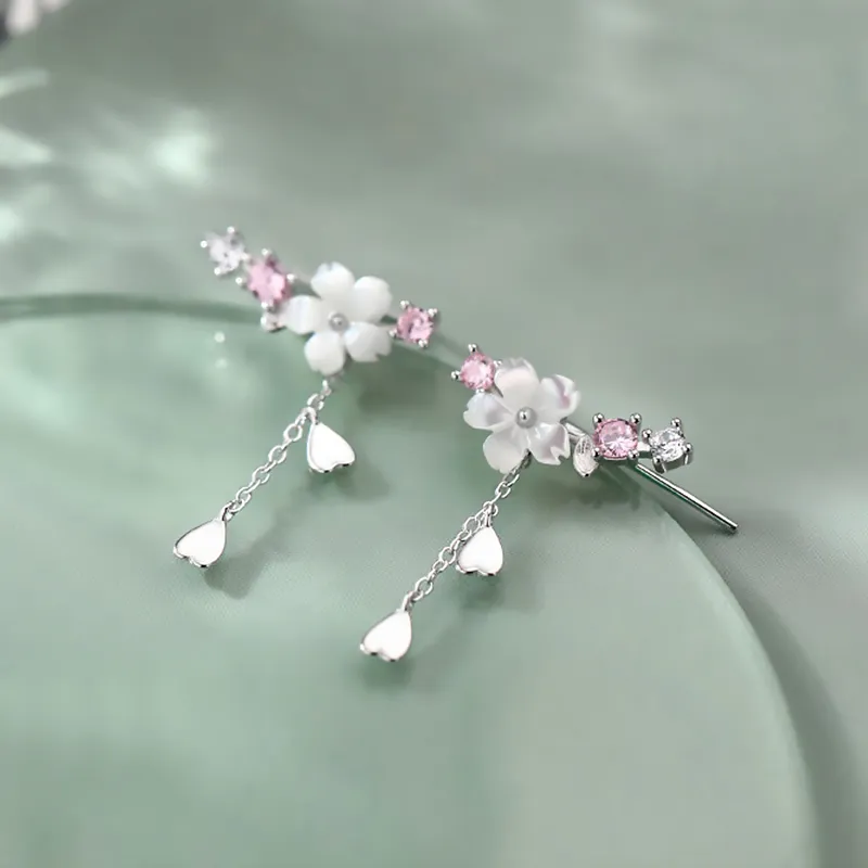 ETAHLOVE S925 Silver Earrings Women's-3
