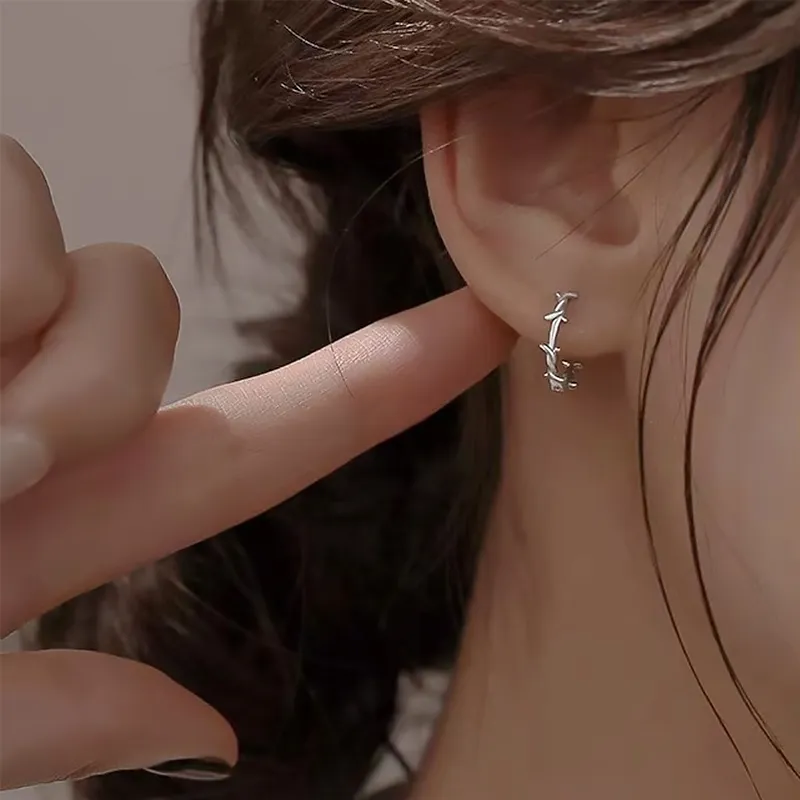 ETAHLOVE S925 Silver Earrings Unisex-2