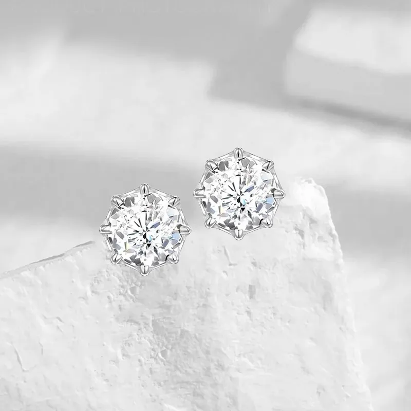 ETAHLOVE S925 Silver Stud Earrings Unisex Bestie Boyfriend/Girlfriend Gift Birthday Box-4