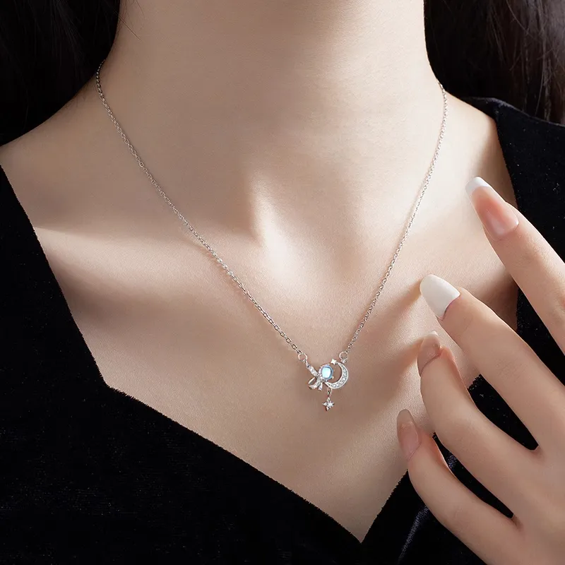 ETAHLOVE Sterling Silver Necklaces Women's-2