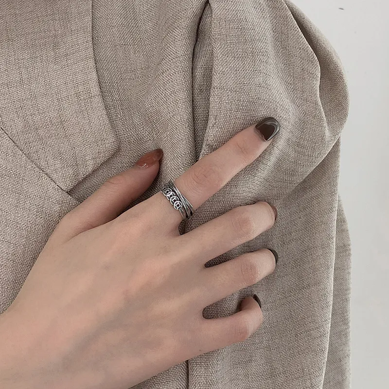 ETAHLOVE S925 Silver Rings Women's-2