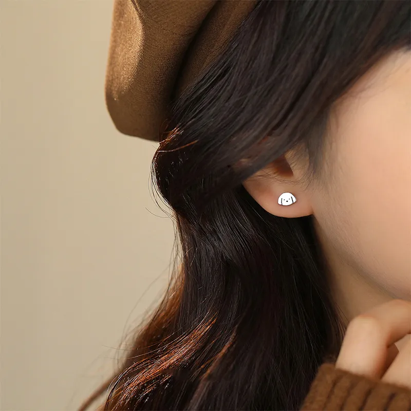 ETAHLOVE Sterling Silver Stud Earrings Women's-2