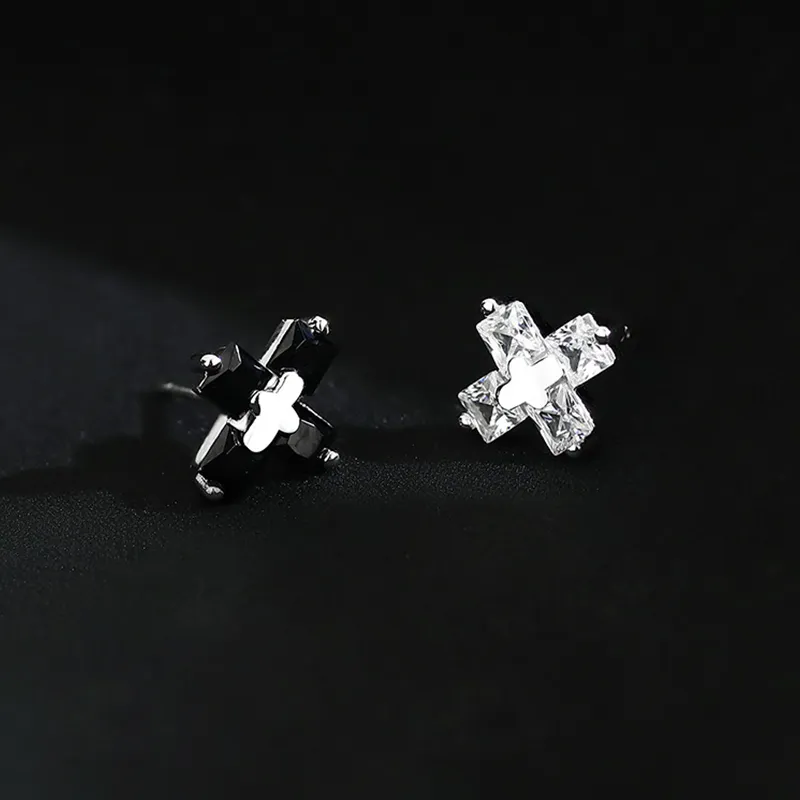 ETAHLOVE S925 Silver Stud Earrings Unisex-22