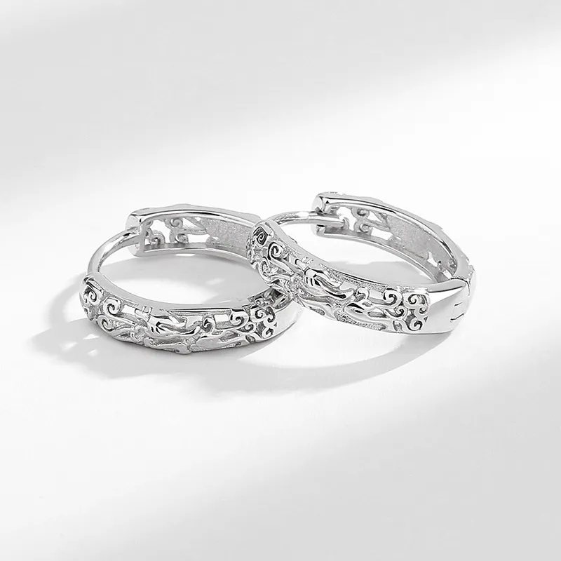 ETAHLOVE S925 Silver Earrings Unisex Birthday Surprise Anniversary Commemoration-8