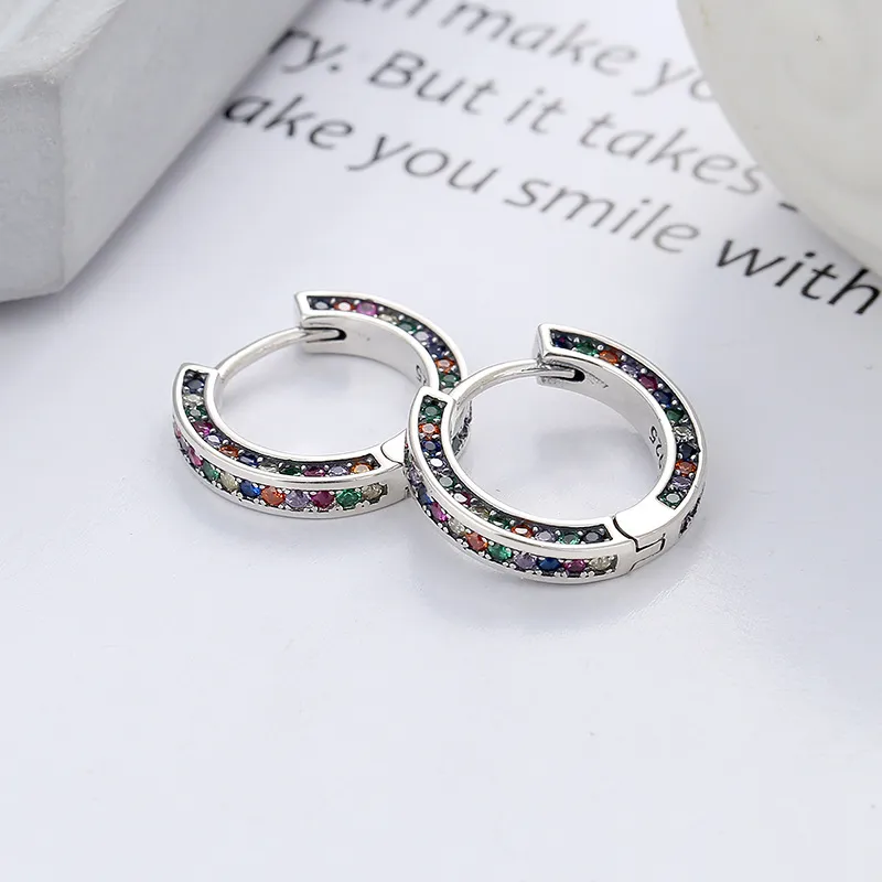 ETAHLOVE S925 Silver Earrings Women's Couple Date Confession Gift For Girlfriend's Birthday Anniversary-3