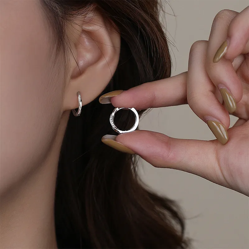 ETAHLOVE S925 Silver Earrings Unisex-1