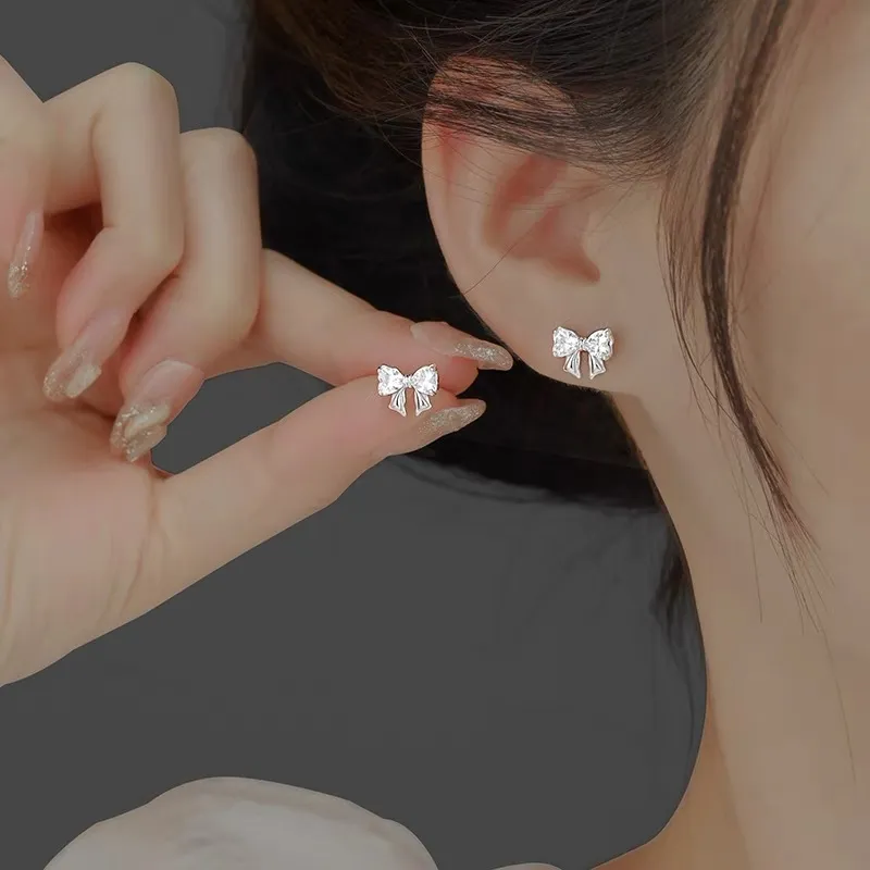 ETAHLOVE 999 Fine Silver Stud Earrings Women's-1