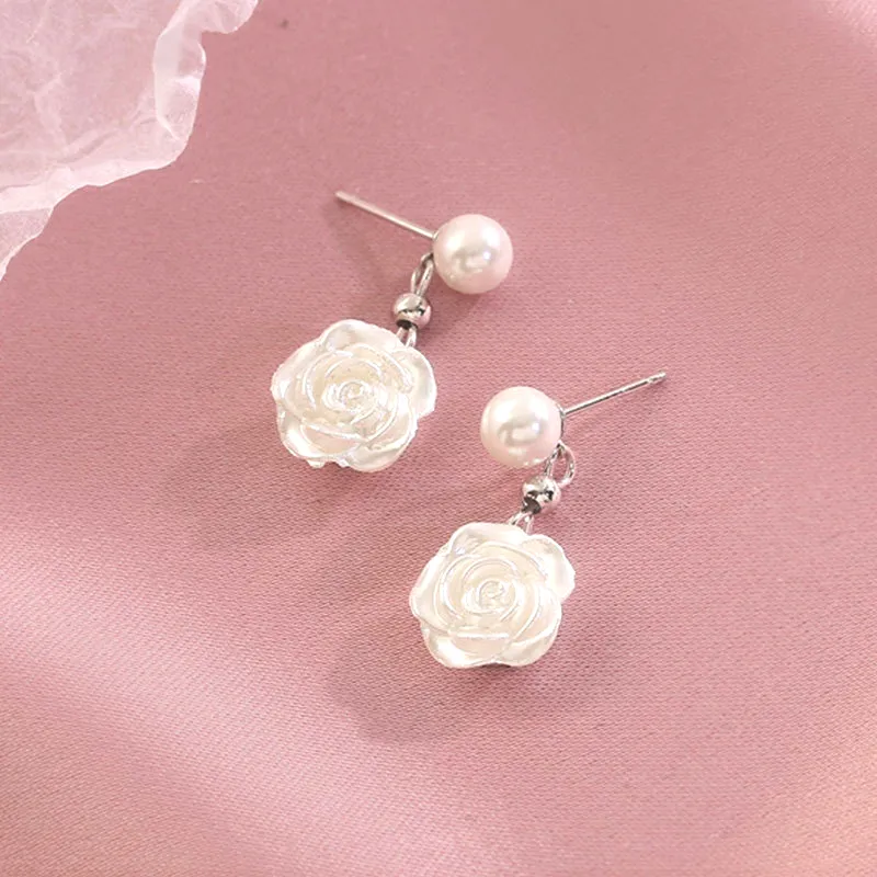 ETAHLOVE S925 Silver Earrings Women's Bestie Girlfriend And Mother's Birthday Surprise Commemoration-4