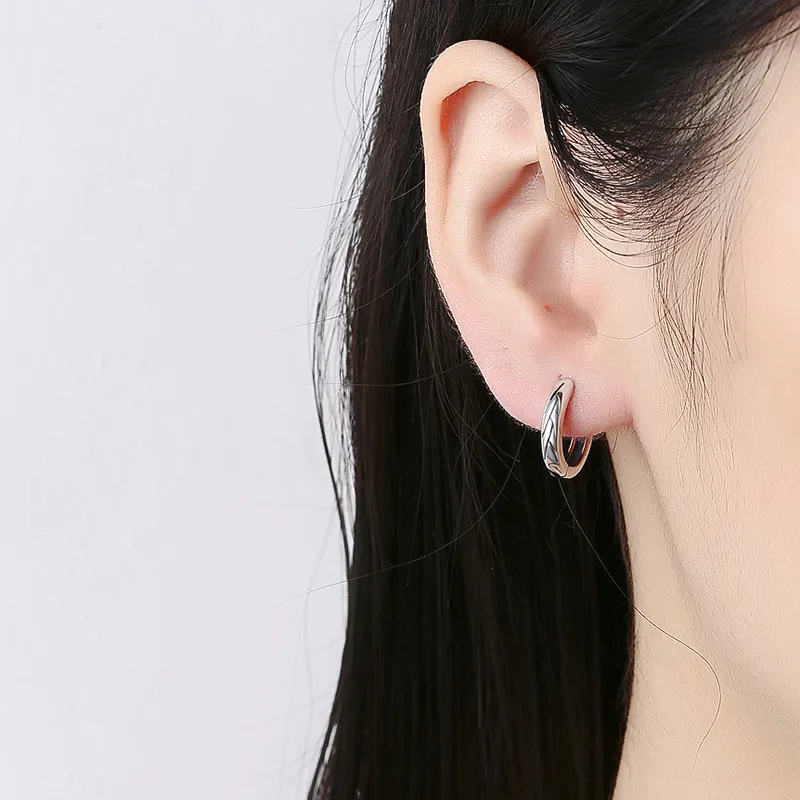 ETAHLOVE S925 Silver Earrings Unisex-6