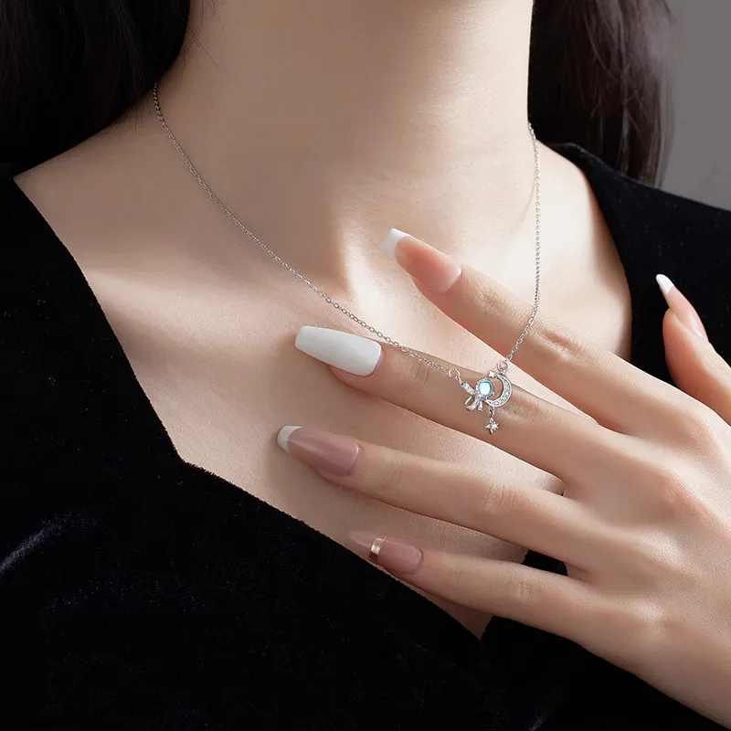 ETAHLOVE Sterling Silver Necklaces Women's-1