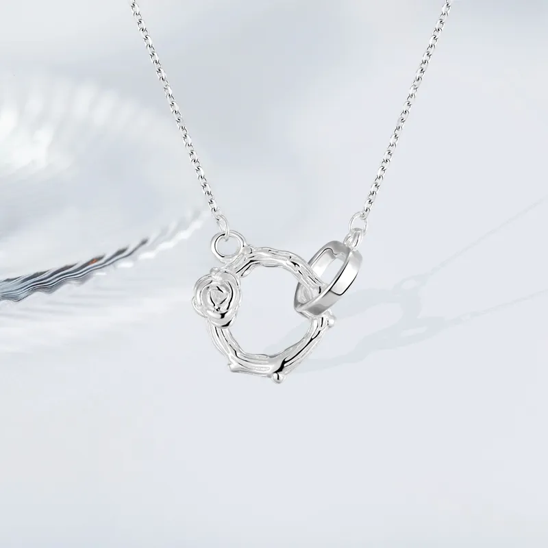 ETAHLOVE Sterling Silver Necklaces Women's Bestie Gift For Female Friend's Birthday Anniversary Box-3