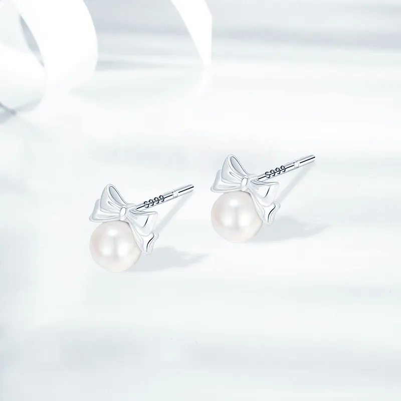 ETAHLOVE Sterling Silver Stud Earrings Women's-4