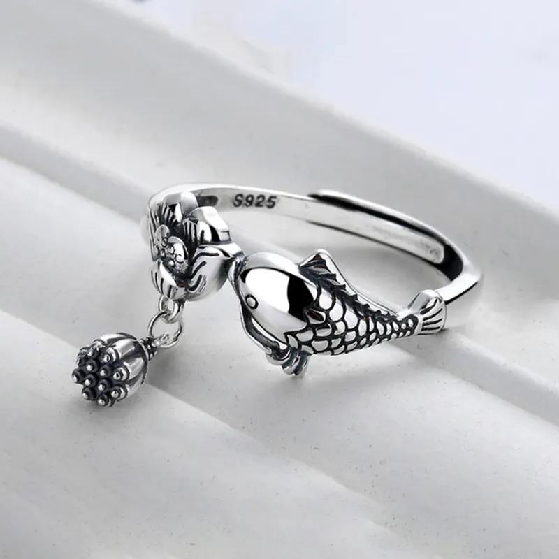 ETAHLOVE S925 Silver Rings Women's-5