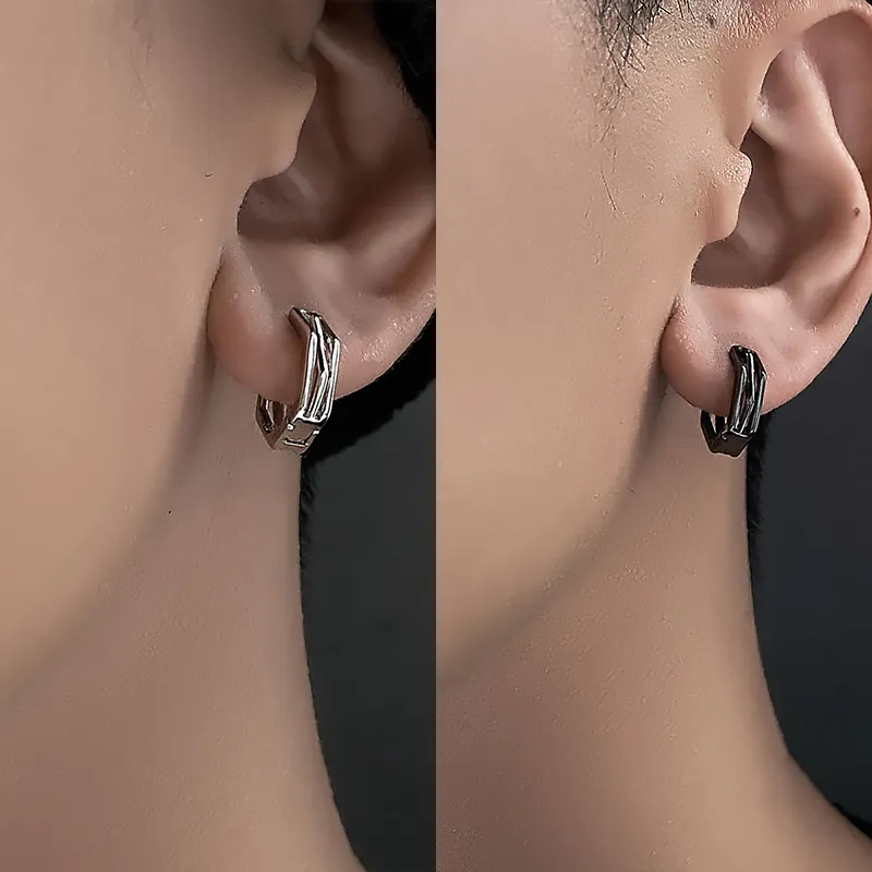 ETAHLOVE S925 Silver Earrings Unisex-2