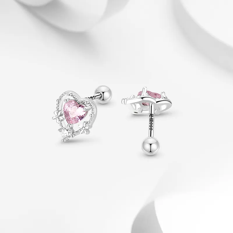 ETAHLOVE Sterling Silver Stud Earrings Women's-3