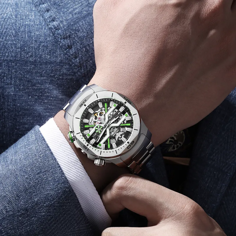 YELANG X Collection Automatic Mechanical Movement Watch Men's Watches Cut Out Dial-16