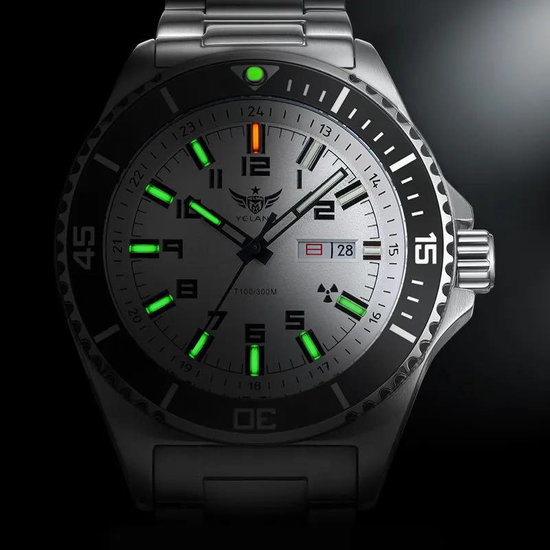 YELANG Men Green SUBMARINER Collection Watch-3
