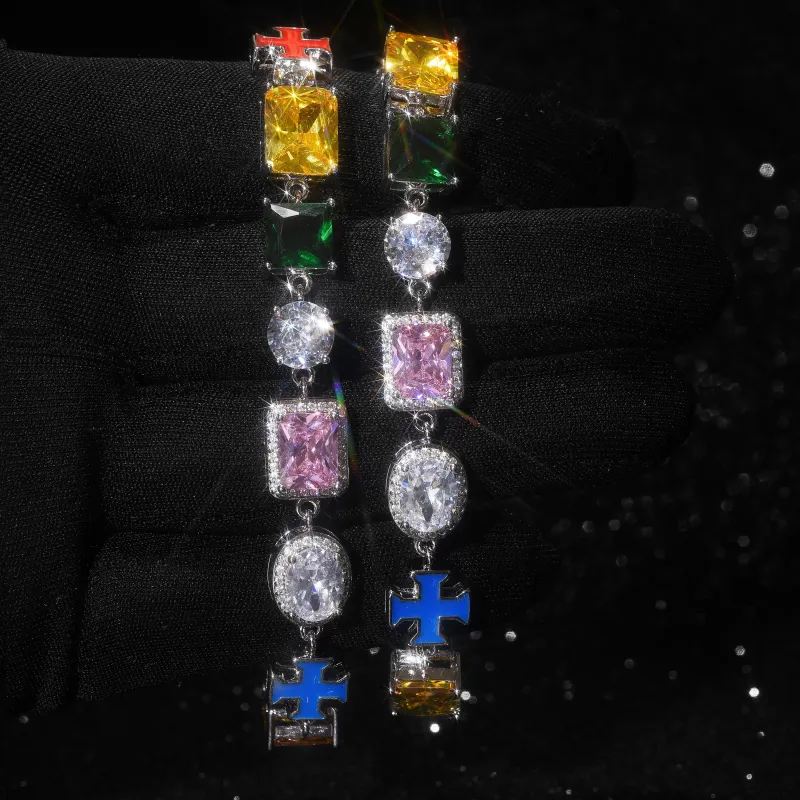 ICEGANG 5A Cubic Zirconia Bracelets Unisex-4