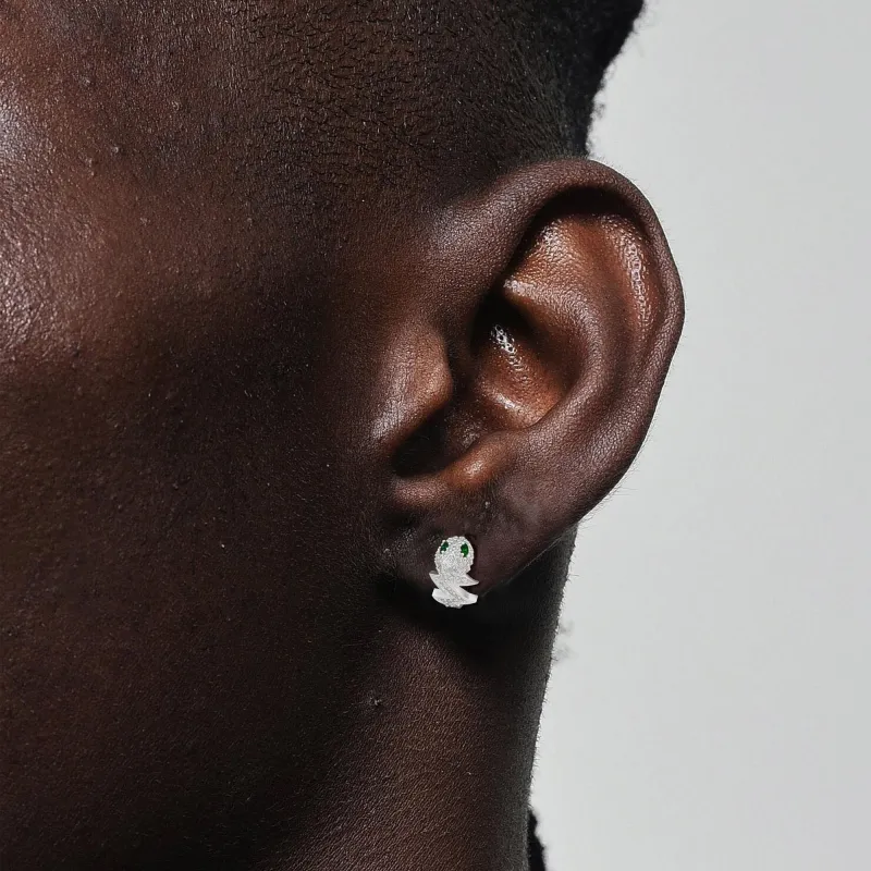 ICEGANG S925 Silver Earrings Unisex-2