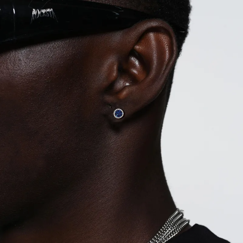ICEGANG S925 Sterling Silver Stud Earrings Unisex-7