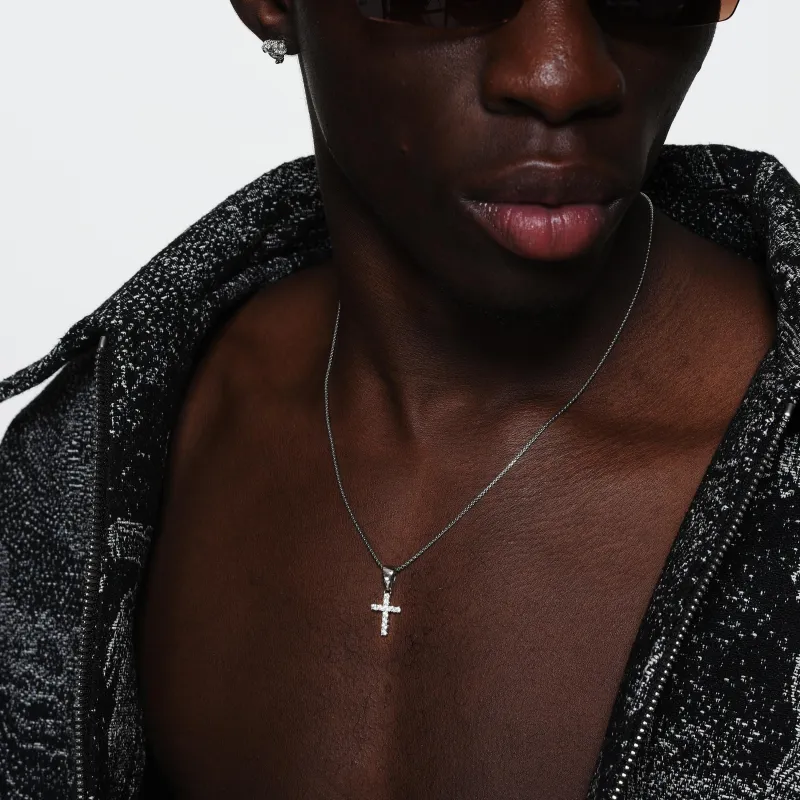 ICEGANG White Gold Plated Copper Necklaces Unisex-4