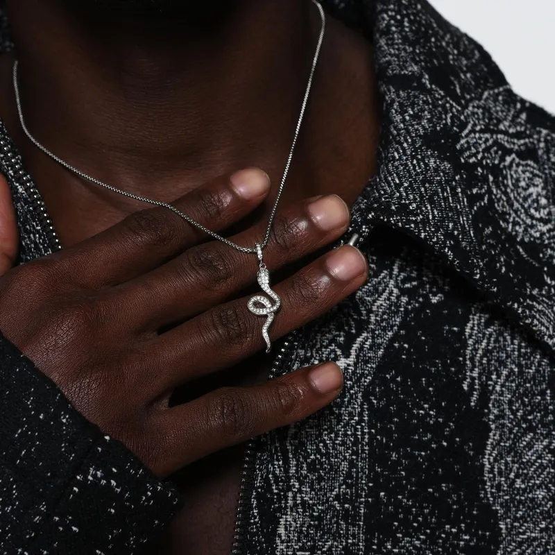 ICEGANG White Gold Plated Copper Necklaces Unisex-2