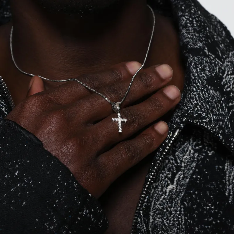 ICEGANG White Gold Plated Copper Necklaces Unisex-3