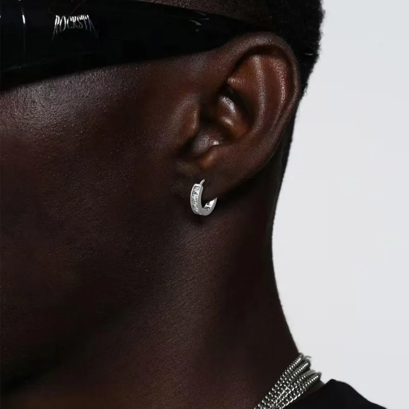 ICEGANG S925 Silver Earrings Unisex-3