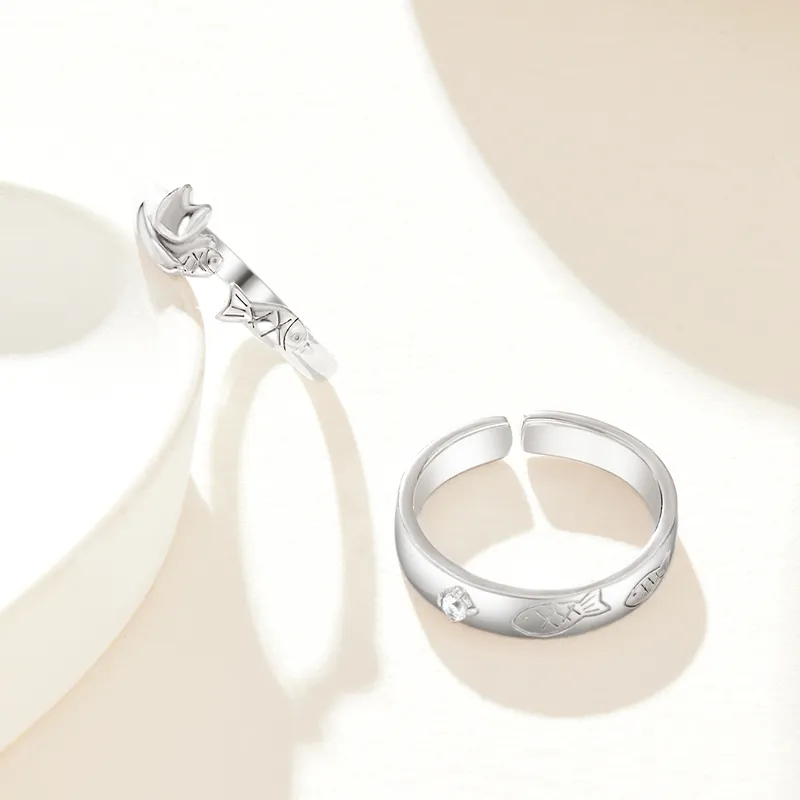 MUYKUY 999 Fine Silver Rings Unisex-3