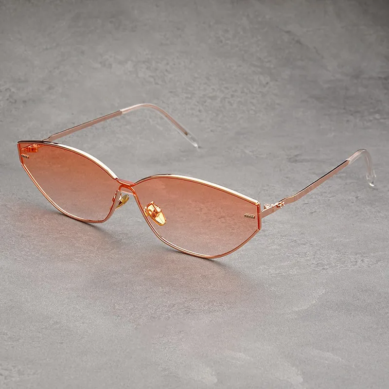 MUYKUY Metal Cat Eye Sunglasses Women's-6