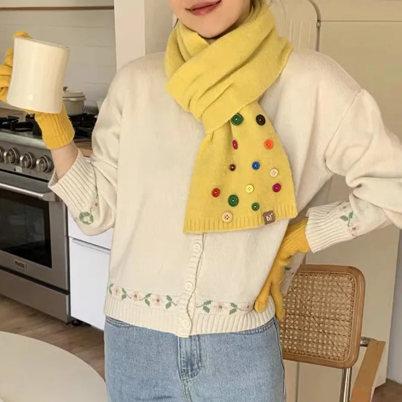 MUYKUY Knit Scarves Women's-2