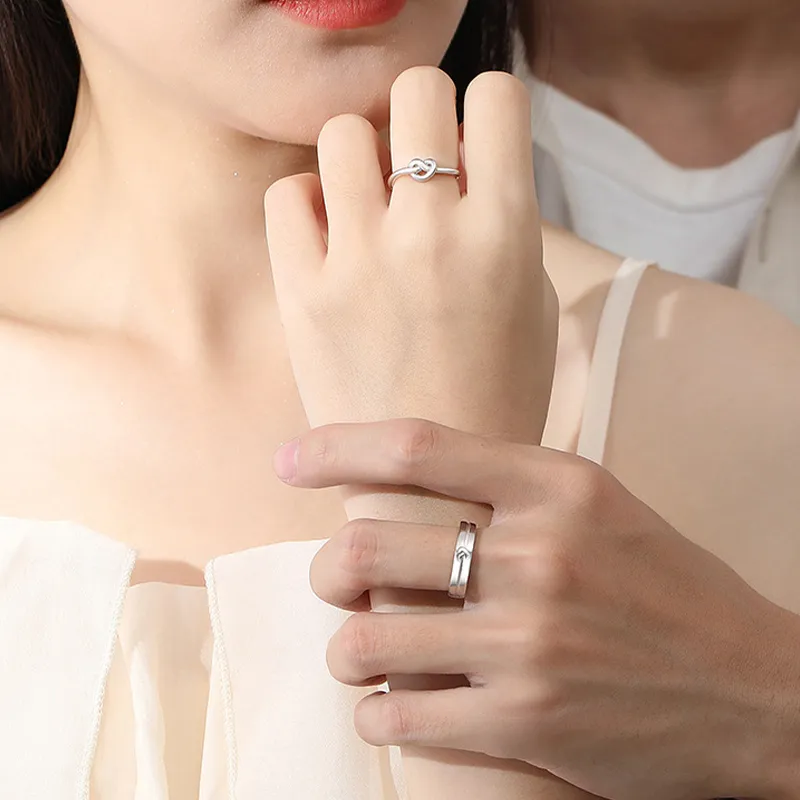 MUYKUY 999 Fine Silver Rings Unisex-2