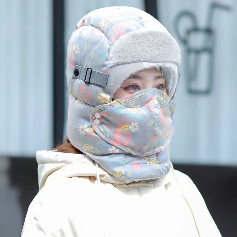 MUYKUY Polyester Trapper Hats Women's-4
