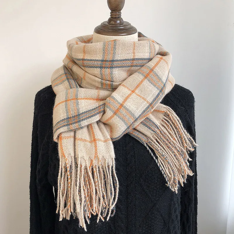 MUYKUY Knit Scarves Unisex-14