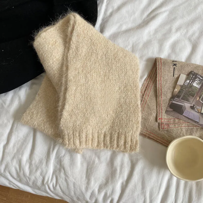 MUYKUY Knit Scarves Unisex-11