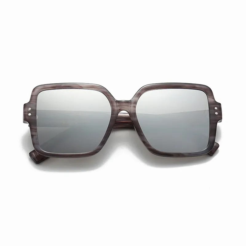 MUYKUY PC Square Sunglasses Unisex-5