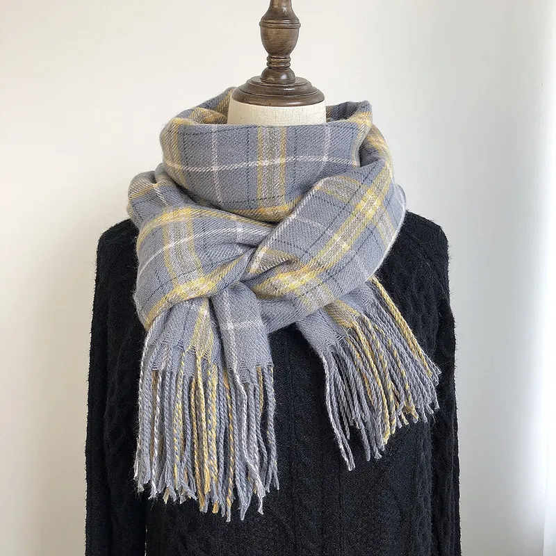 MUYKUY Knit Scarves Unisex-18