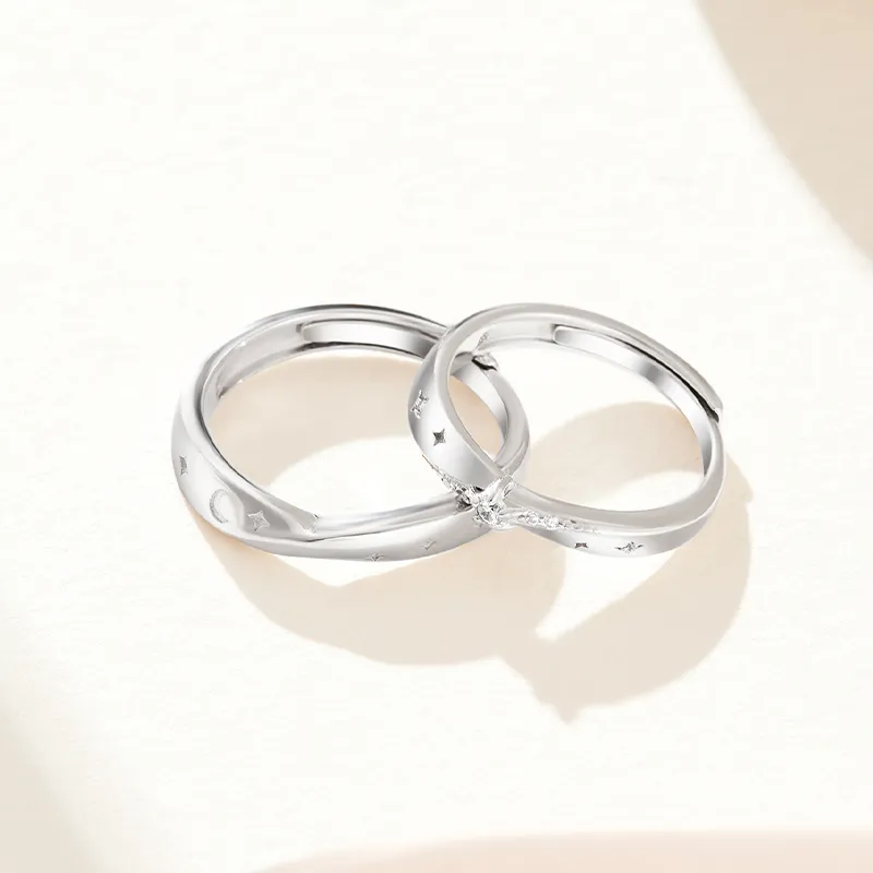 MUYKUY 999 Fine Silver Rings Unisex-3