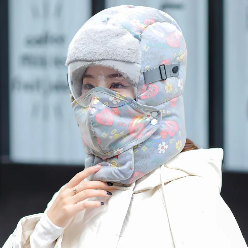 MUYKUY Polyester Trapper Hats Women's-5