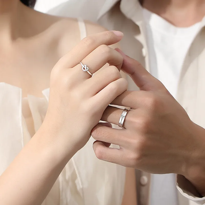 MUYKUY 999 Fine Silver Rings Unisex-1
