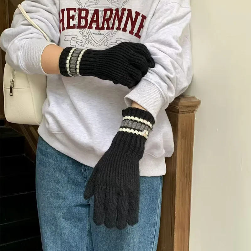 MUYKUY Polyester Knit Gloves Unisex-14