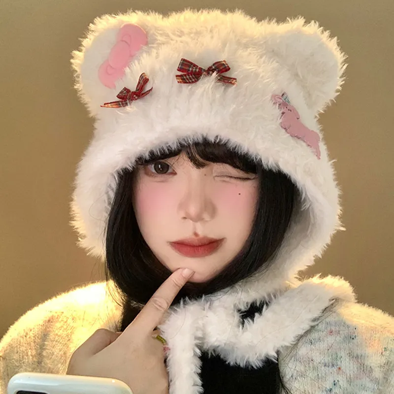 MUYKUY Polyester Beanies Women's-16