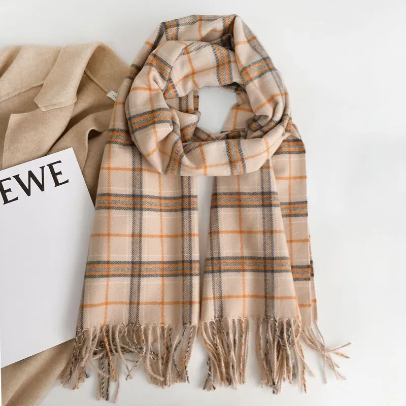 MUYKUY Knit Scarves Unisex-12