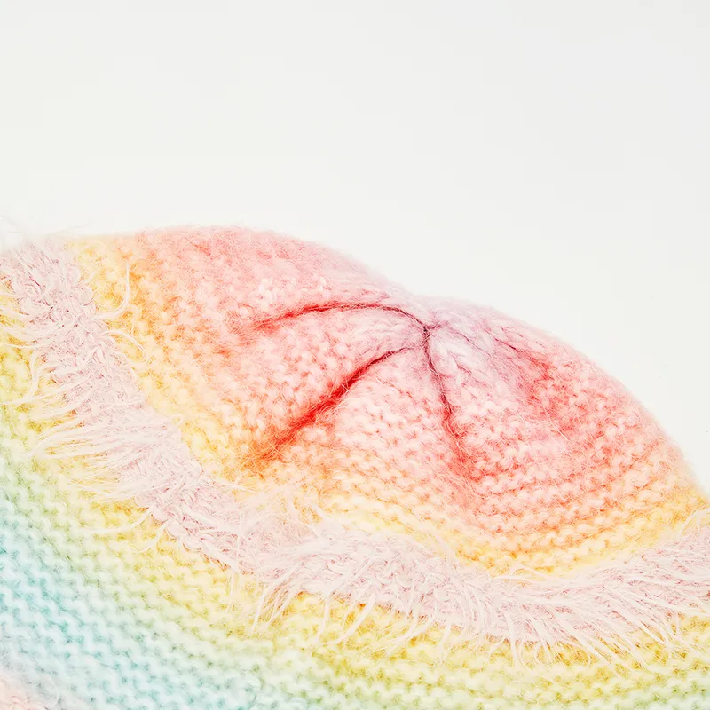 MUYKUY Cotton Acrylic Blend Beanies Women's-10