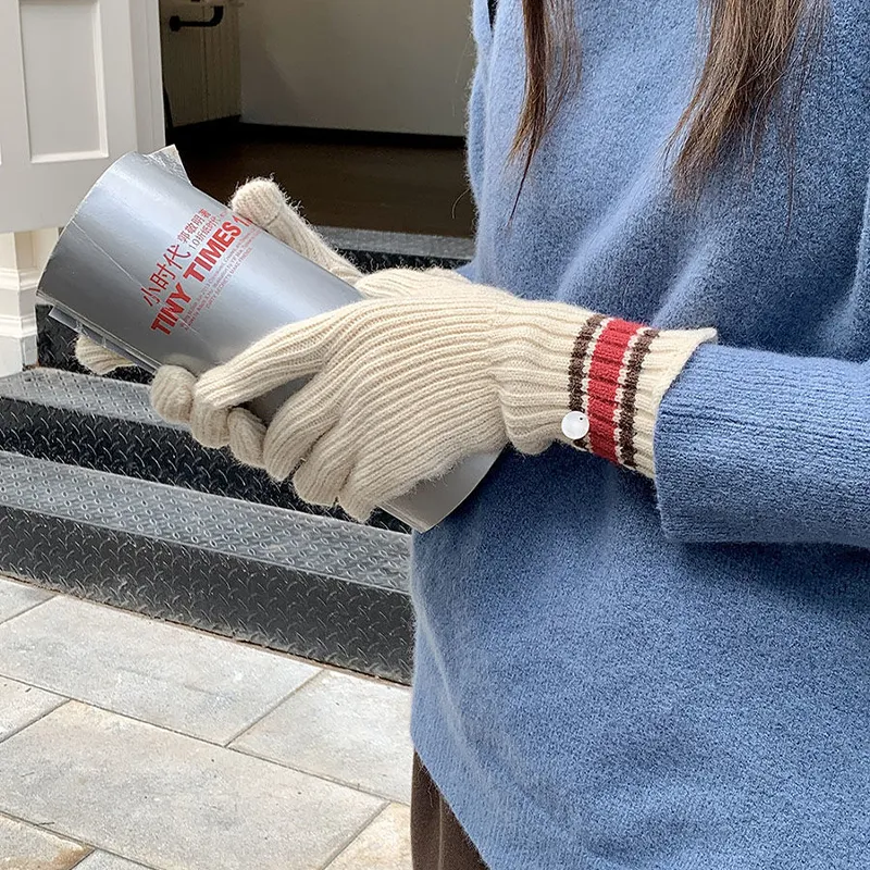 MUYKUY Polyester Knit Gloves Unisex-5