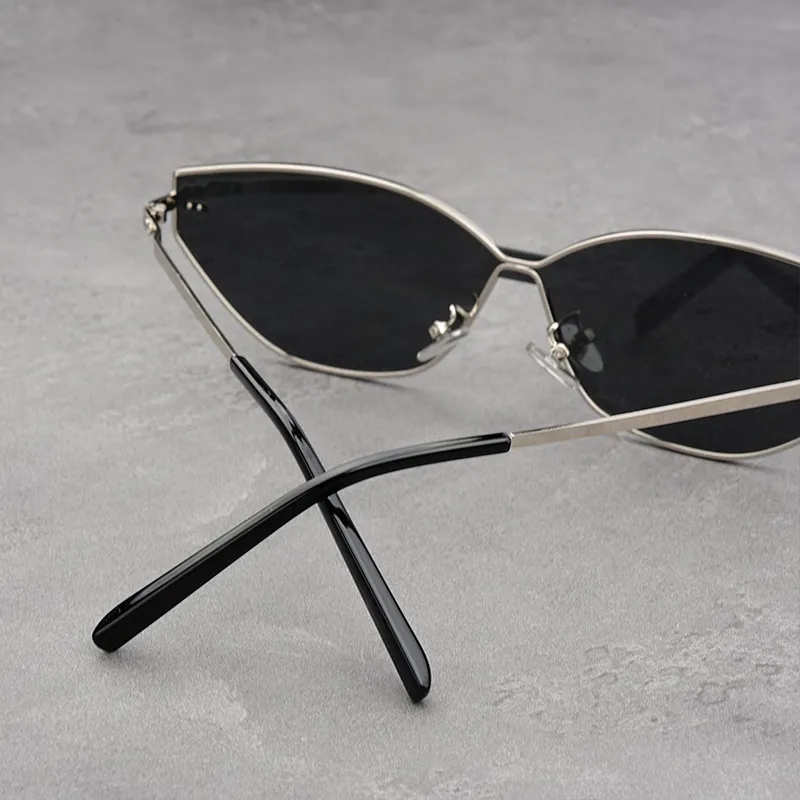 MUYKUY Metal Cat Eye Sunglasses Women's-3