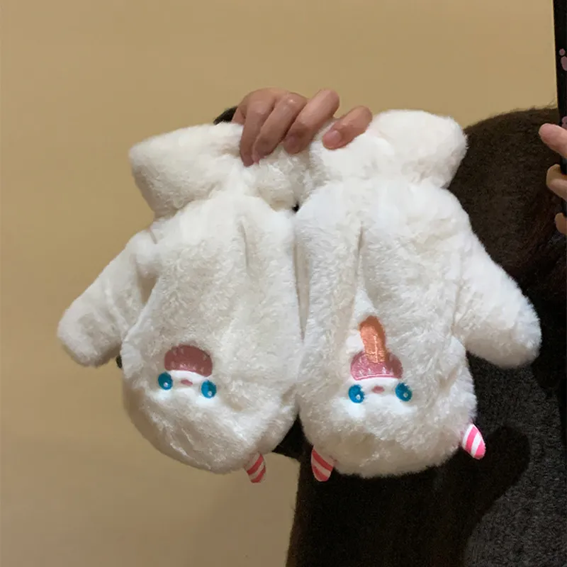 MUYKUY Acrylic Knit Gloves Women's-6