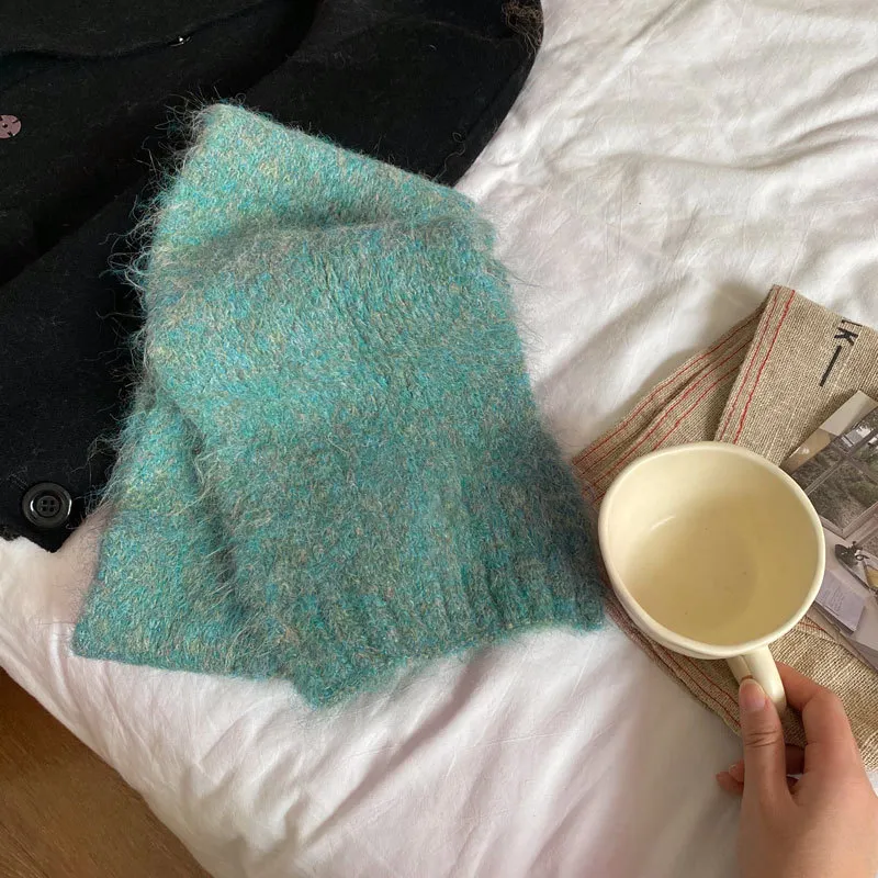 MUYKUY Knit Scarves Unisex-5